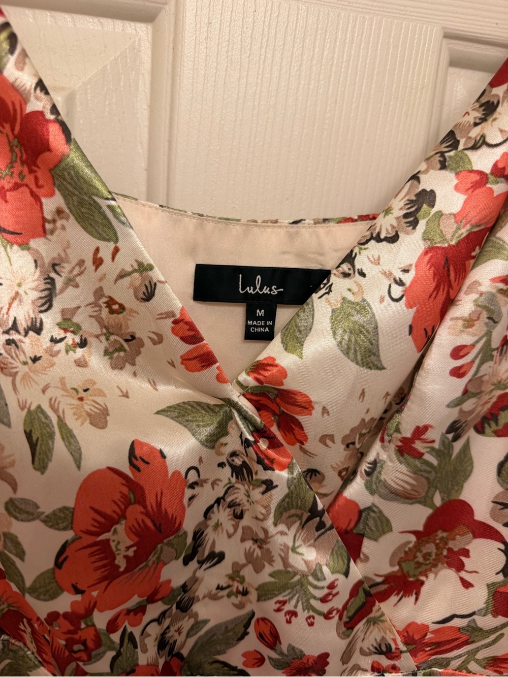 Lulu's Satin Ruffled Skort Romper - Picture 2 of 4